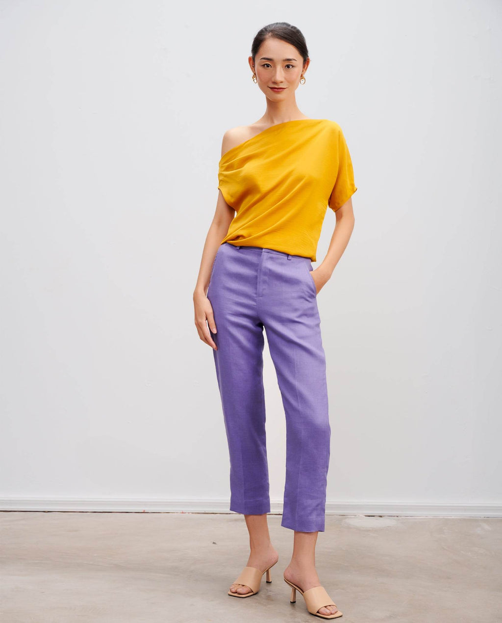 Quần Ống Đứng Linen Lệ PAN065 - Hity