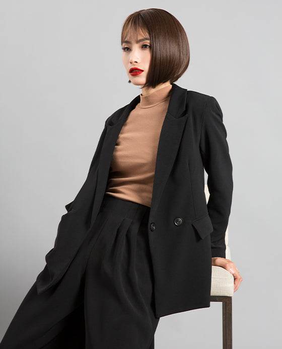 Áo Khoác Blazer Oversized Ô TOP085 - Hity