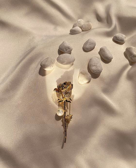 Cài Áo Hoa Hồng Secret ACC139 - Hity