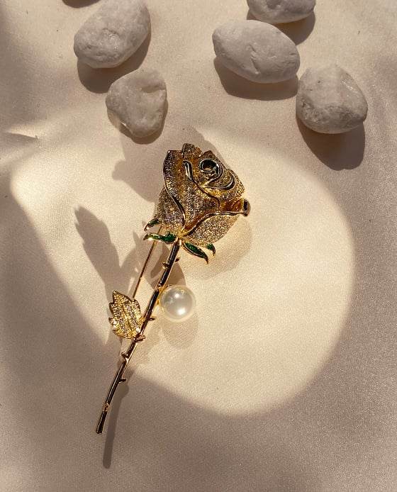 Cài Áo Hoa Hồng Secret ACC139 - Hity