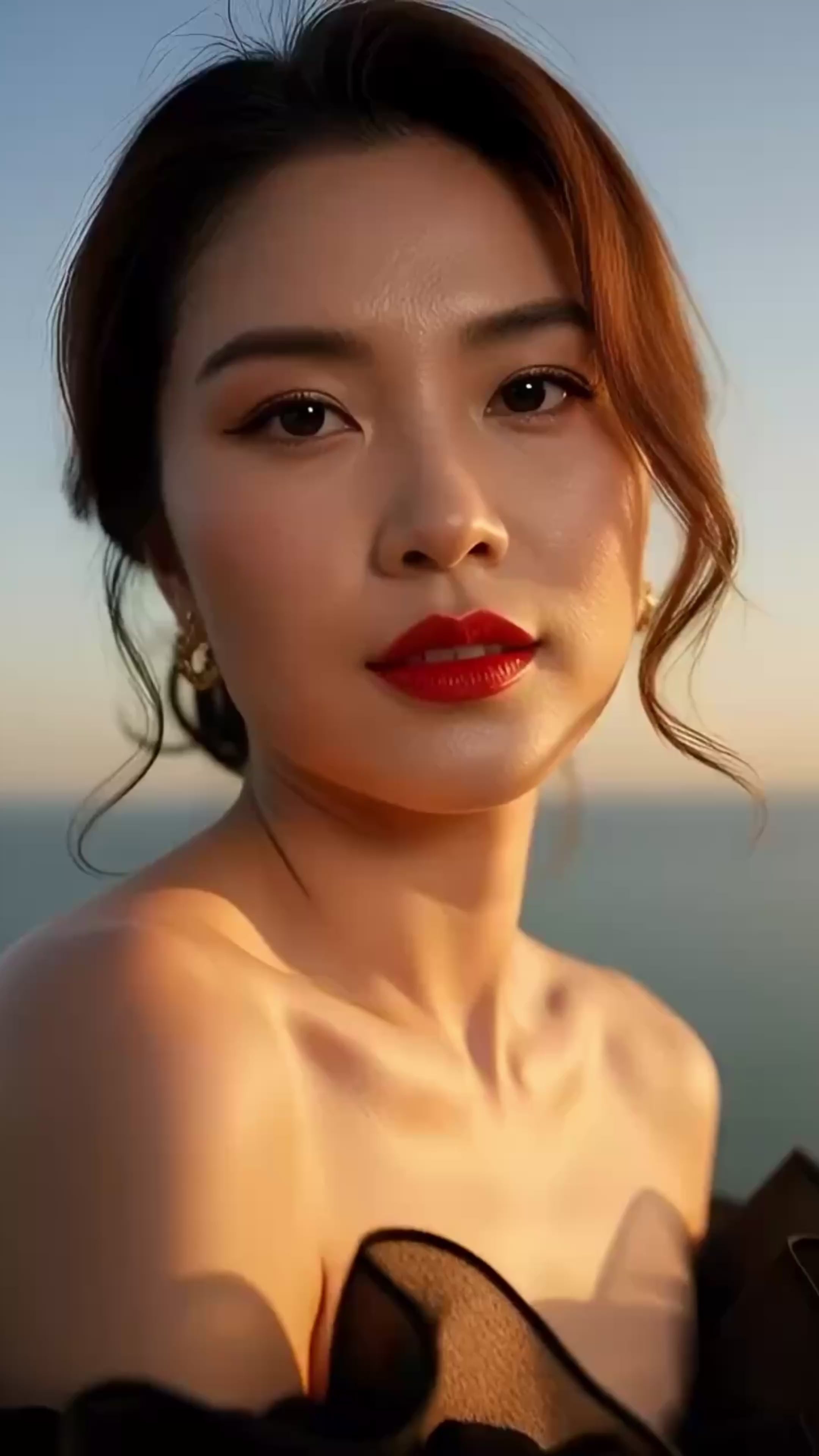 Đầm maxi trễ vai đi tiệc organza đen thời trang Hity