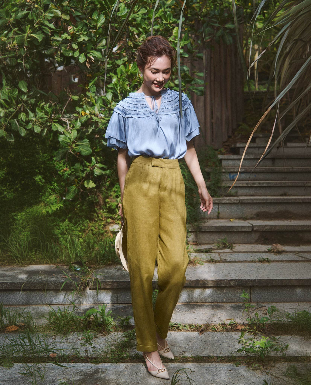 Quần Baggy Linen Thanh Tài PAN071 - Hity