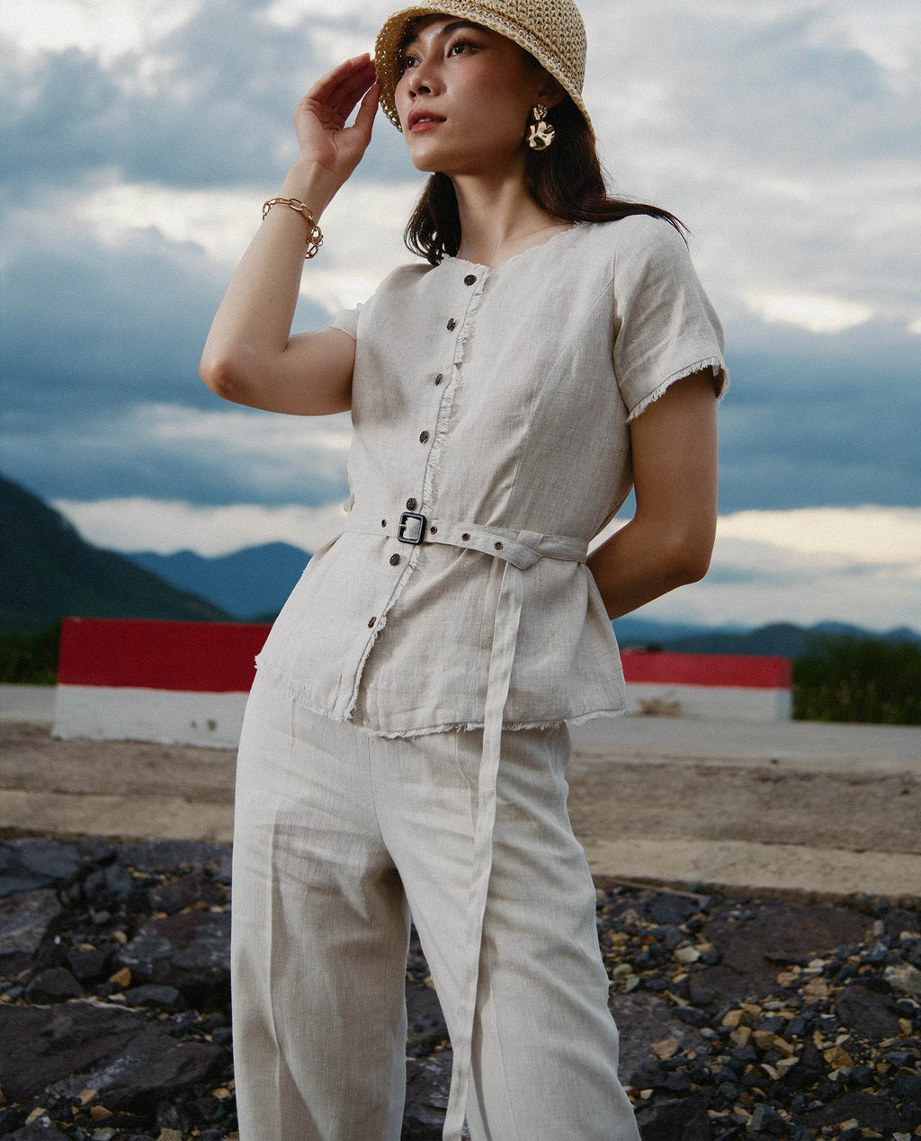 Quần Lưng Liền Linen Lanh PAN058 - Hity