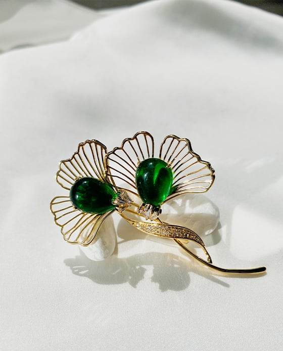 Cài Áo Lily Emerald ACC146.44 - Hity