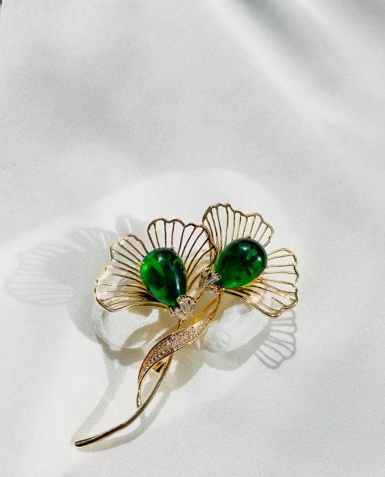 Cài Áo Lily Emerald ACC146.44 - Hity