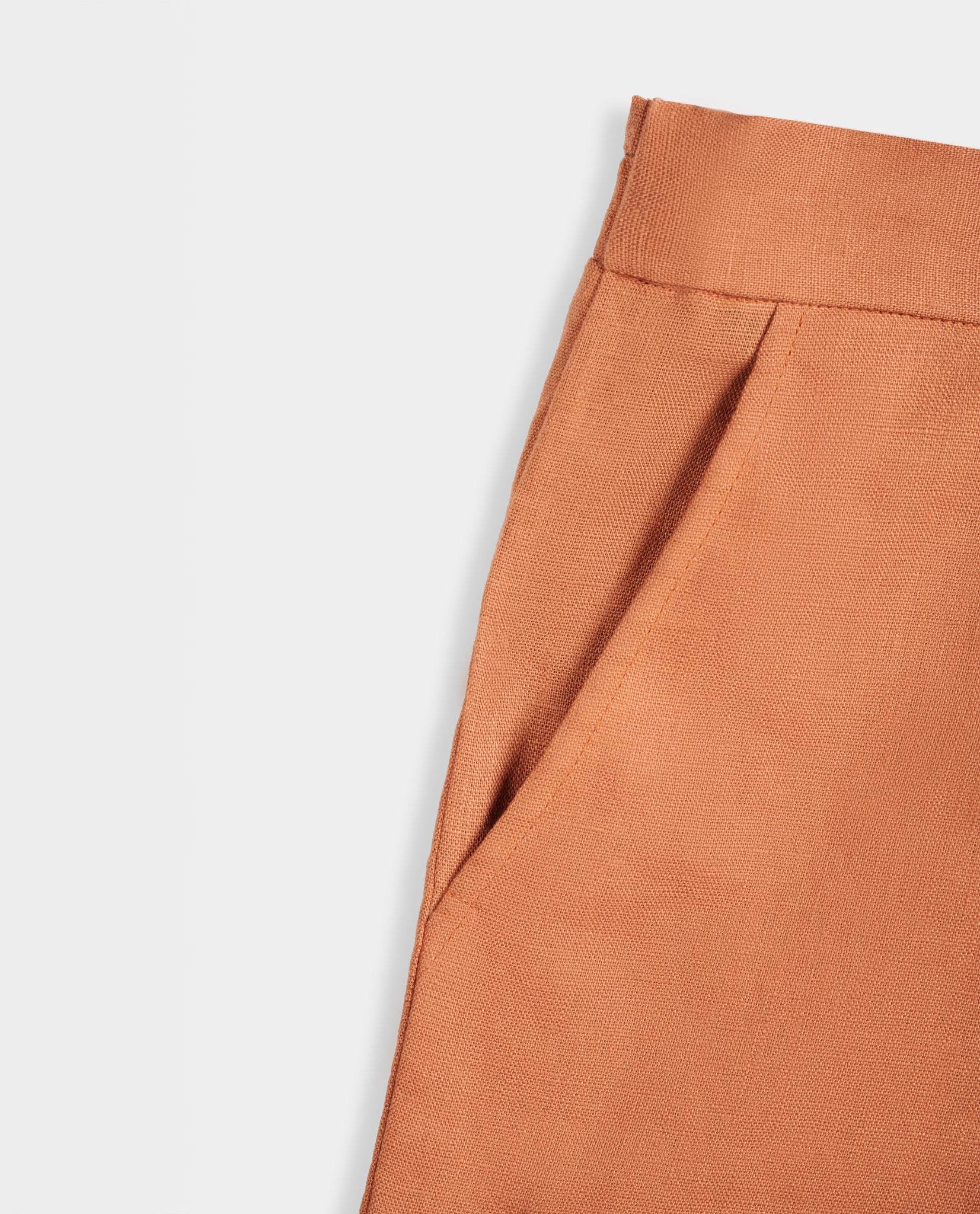 Quần Shorts Linen Thổ PAN064 - Hity