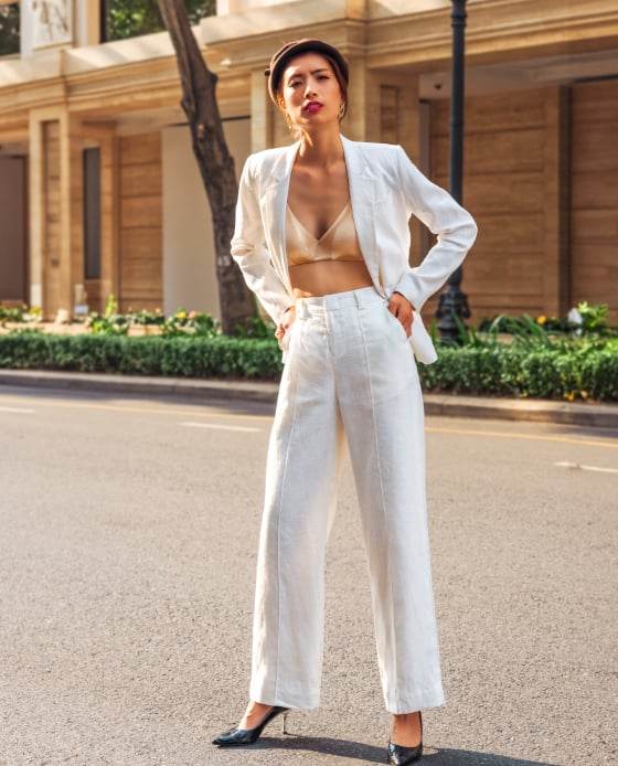 Quần Ống Suông Linen An Nam PAN047 - Hity