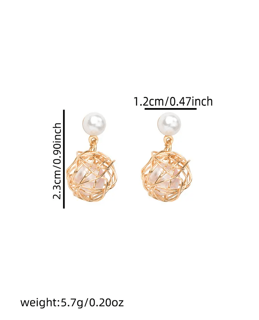 Bông Tai Ngọc Trai Baroque Handmade - Hity