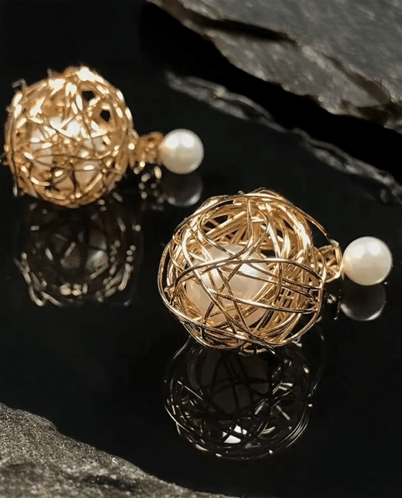 Bông Tai Ngọc Trai Baroque Handmade - Hity