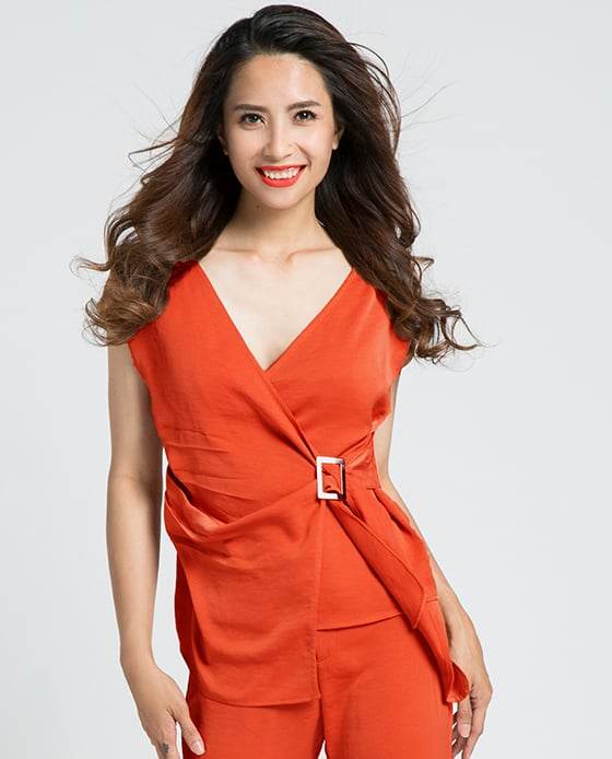 Áo Thắt Eo Gạch Nung TOP089 - Hity