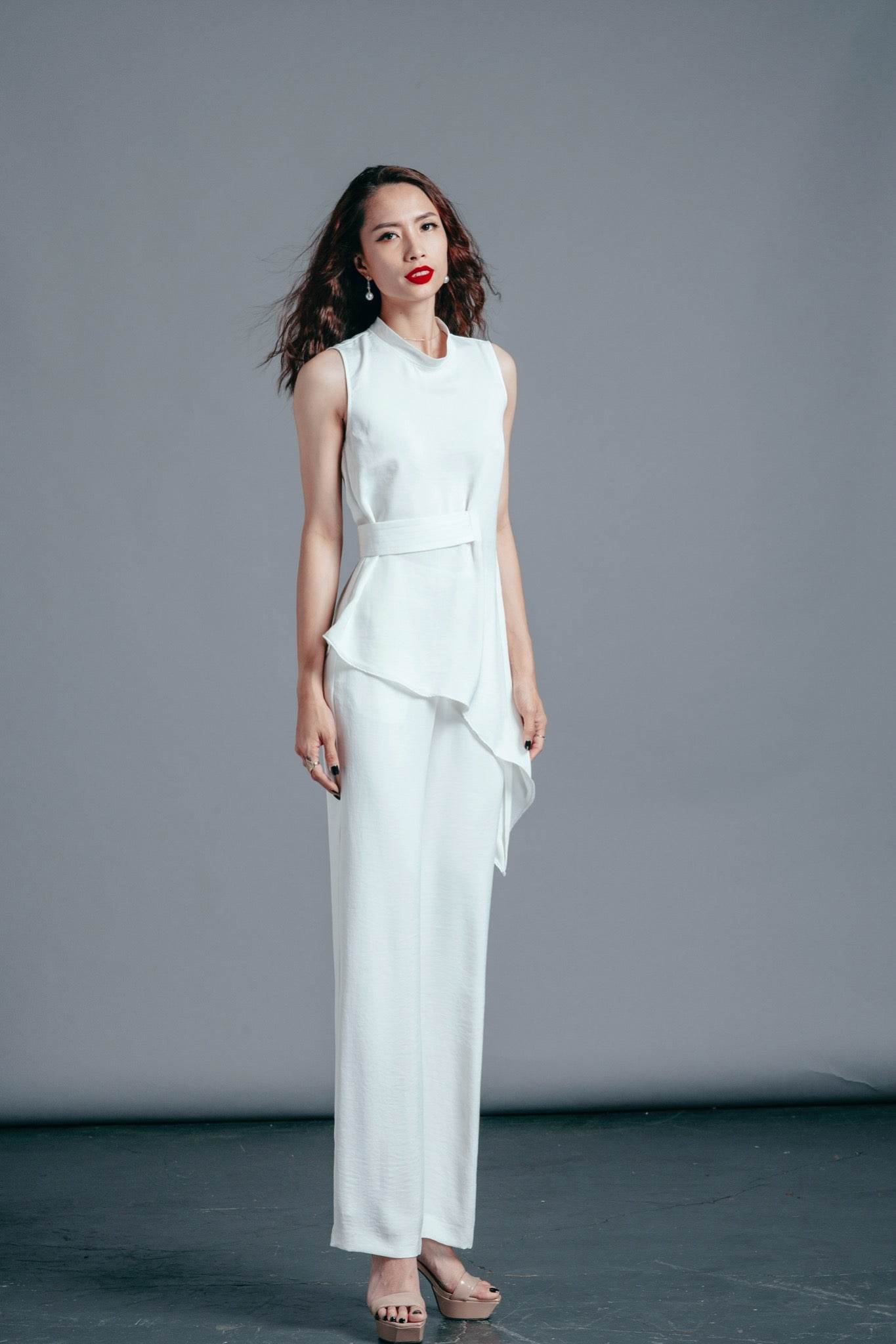 Áo Lệch Tà Peplum Nguyệt TOP118 - Hity