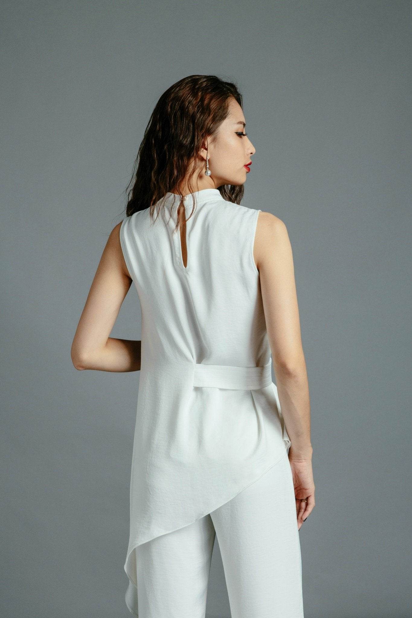 Áo Lệch Tà Peplum Nguyệt TOP118 - Hity