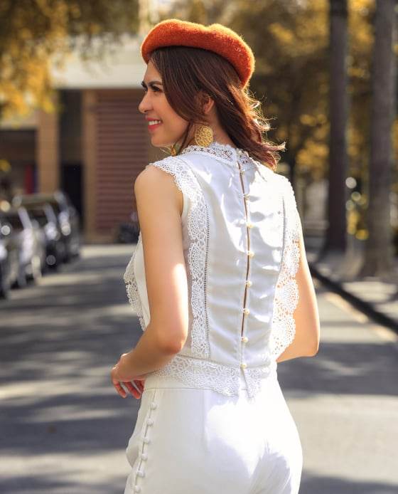 Áo Croptop Scabiosa TOP133 - Hity