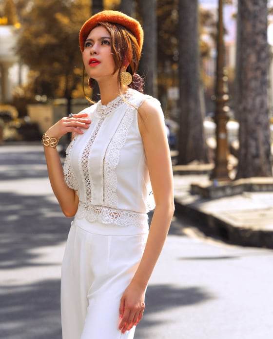 Áo Croptop Scabiosa TOP133 - Hity