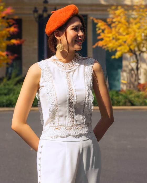 Áo Croptop Scabiosa TOP133 - Hity