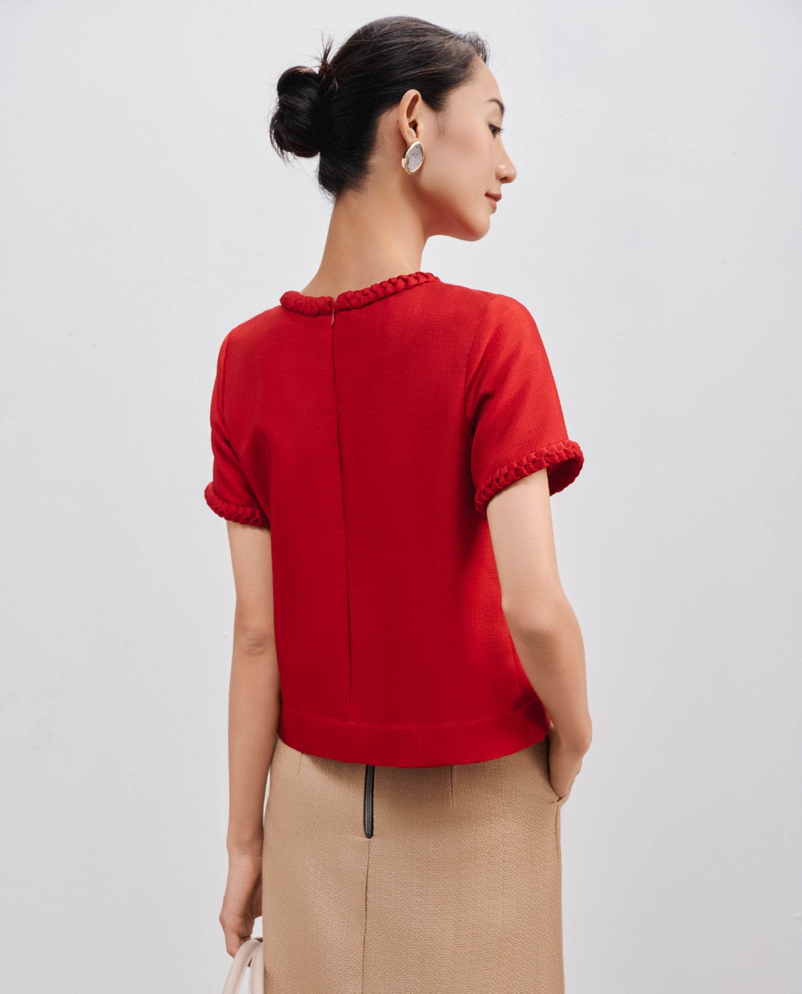 Áo Tweed Lộc TOP213 - Hity