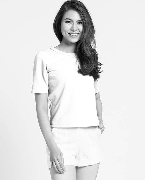 Áo Tshirt Phối Voan Blanc TOP071 - Hity