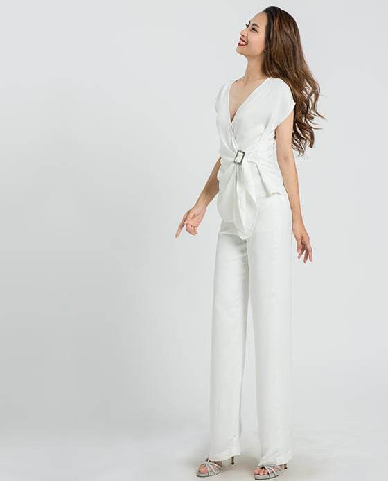 Áo Thắt Eo Lụa Là TOP089 - Hity