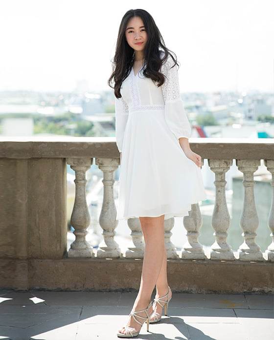 Đầm Xòe Fit & Flare Tuyết Mai DRE075 - Hity