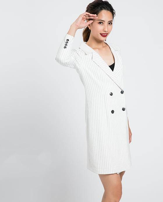 Đầm Blazer Sọc Bạch DRE080 - Hity