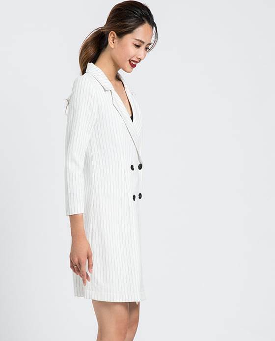 Đầm Blazer Sọc Bạch DRE080 - Hity
