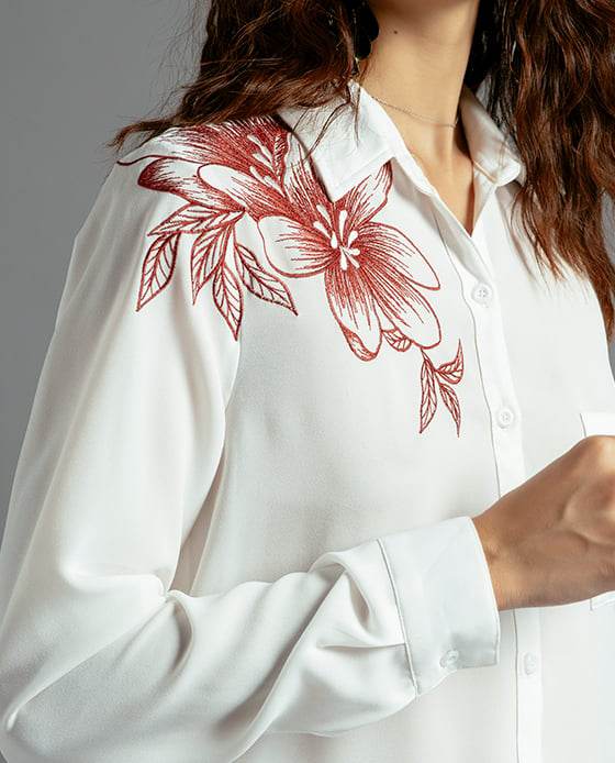 Áo Sơ Mi Oversized Sớm Mai TOP120 - Hity