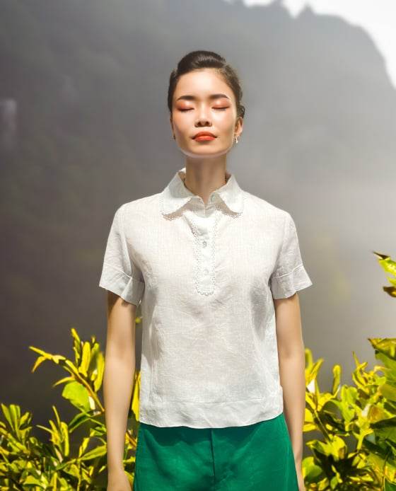 Áo Sơ Mi Linen Sương TOP195 - Hity
