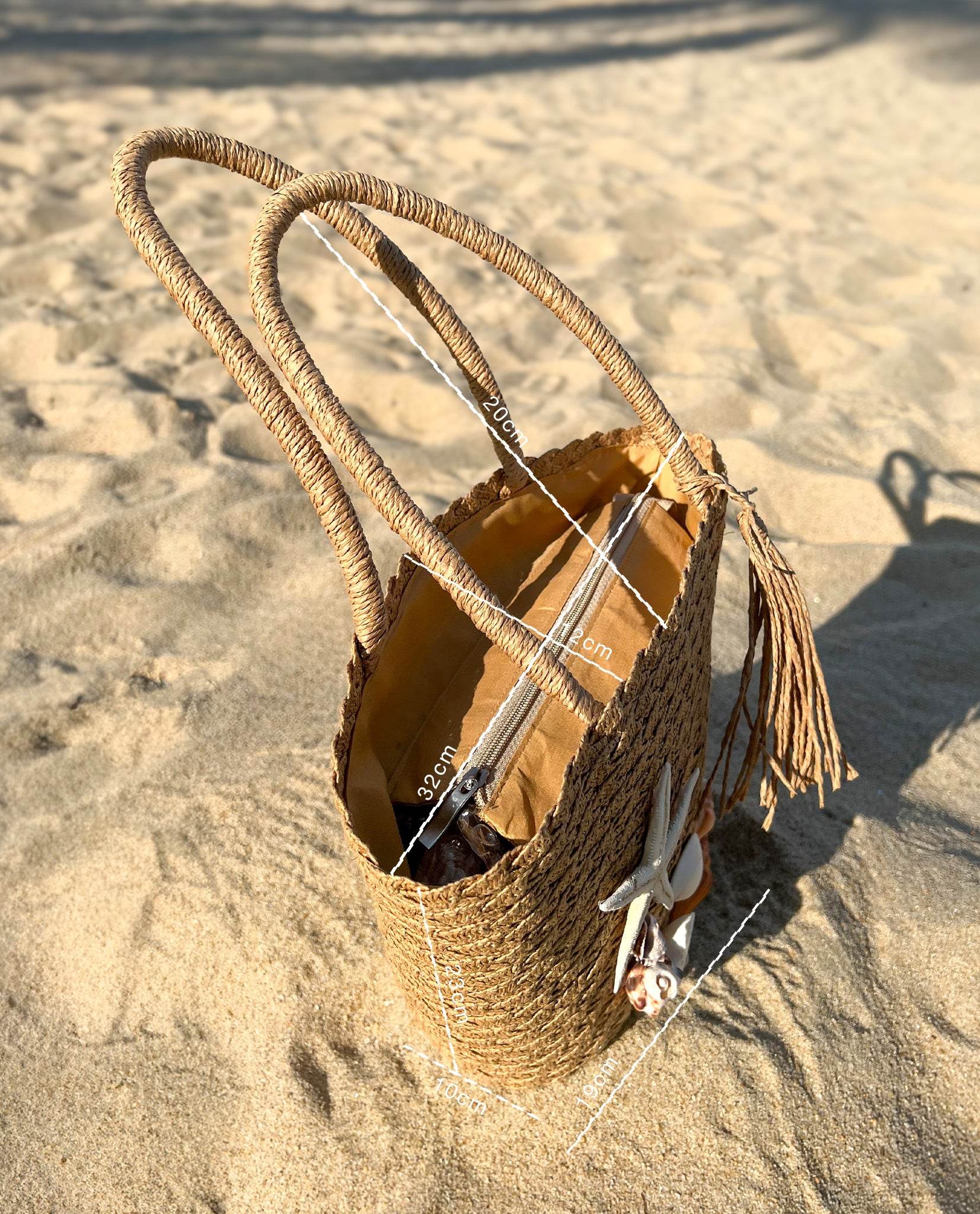 Giỏ Cói Hình Thang ACC407 - Hity