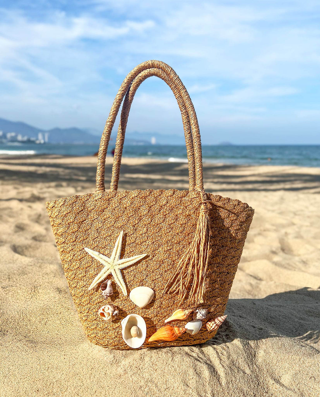 Giỏ Cói Hình Thang ACC407 - Hity