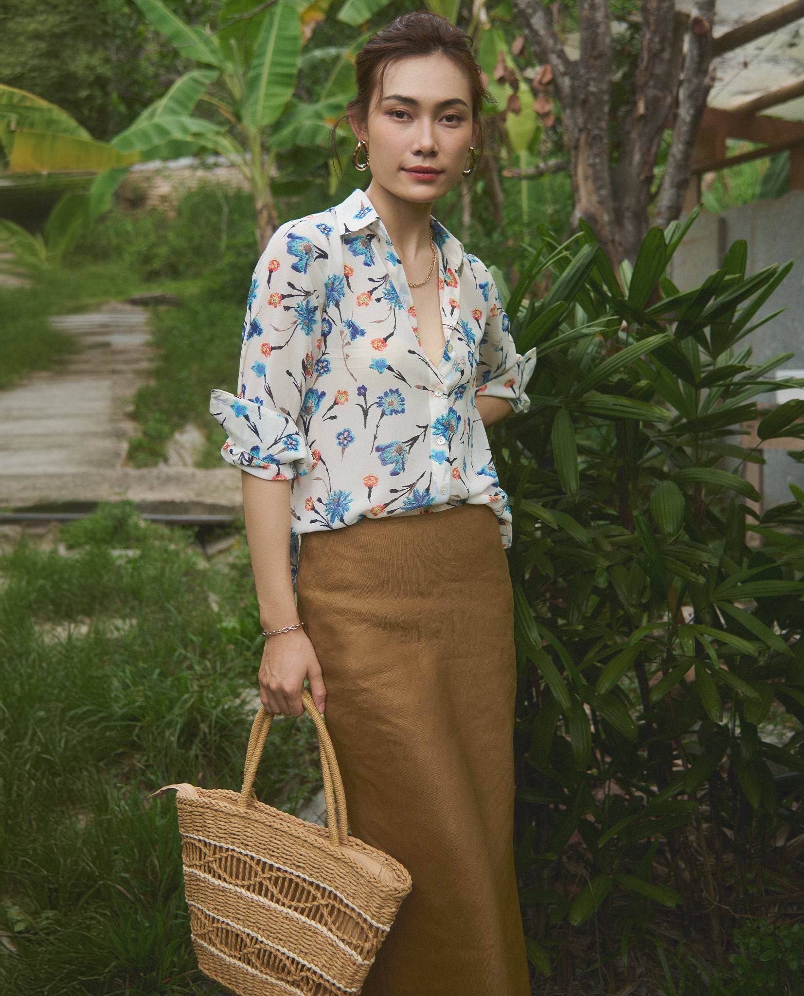 Giỏ Cói Tote ACC410 - Hity