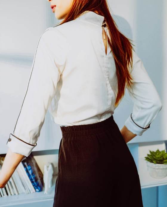 Áo Viền Tương Phản Emile TOP144 - Hity