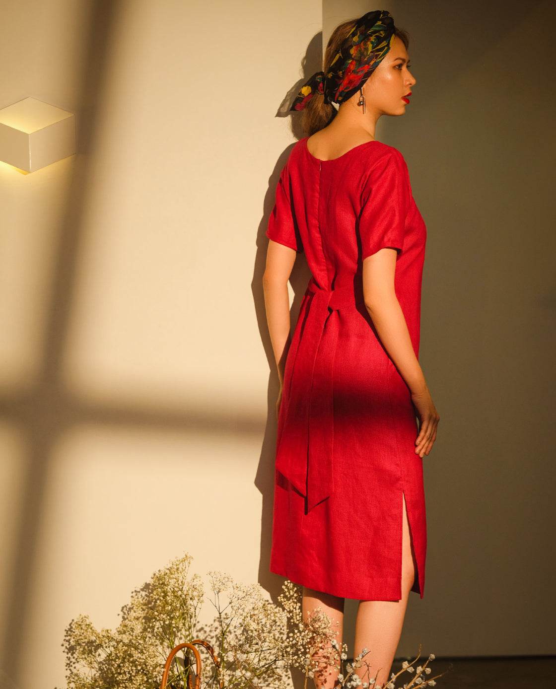 Đầm Suông Linen Lạc DRE163 - Hity