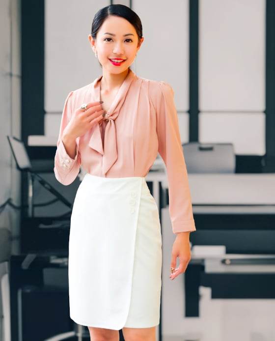 Váy Đắp Vạt Poeny SKI029 - Hity