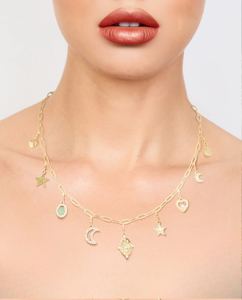 Vòng Cổ Charm Tim ACC354 - Hity