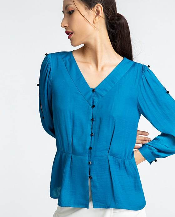 Áo Peplum Hải Vân TOP104 - Hity